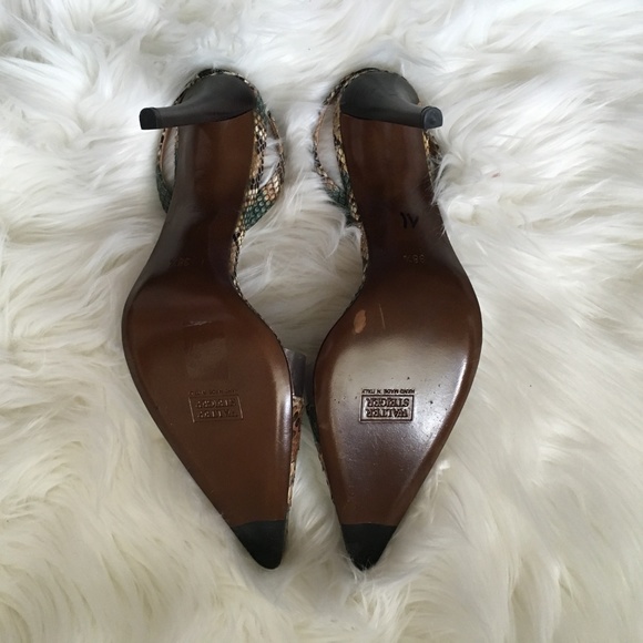 walter steiger croc slingback shoes - Picture 7 of 7